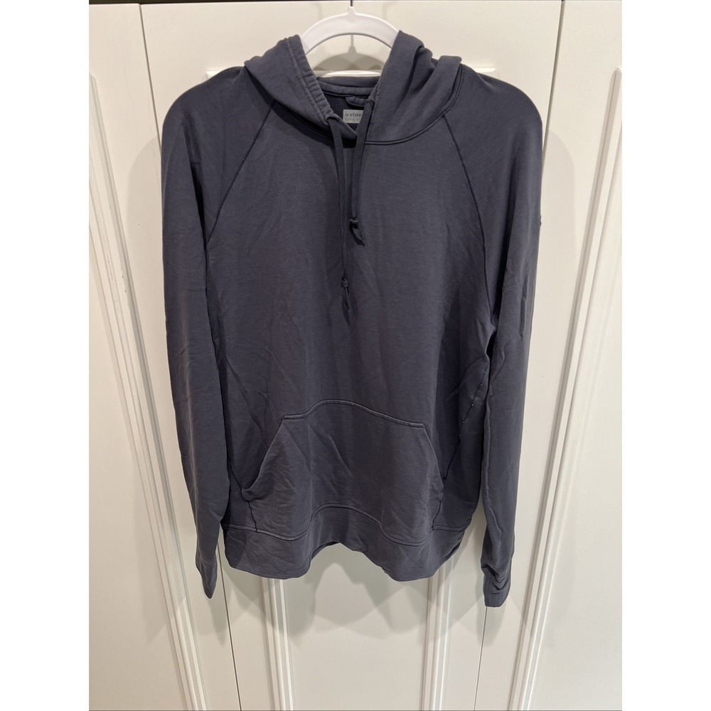 Icebreaker Cool Lite Wool Blend Performance Pullover Hoodie Outdoor Hiking